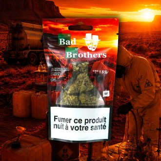 Sachet de 8g d'amnesia haze de la marque Bad Brothers