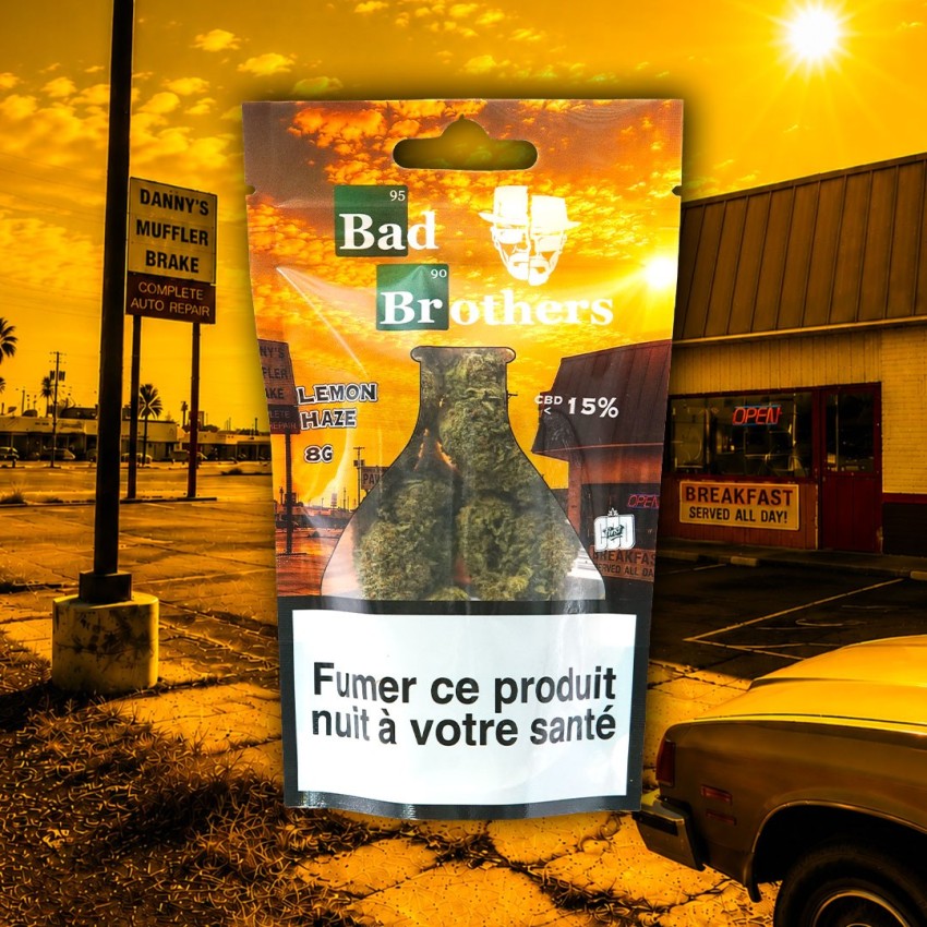 Sachet de 8g de Lemon haze de la marque Bad Brothers