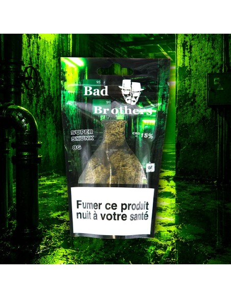 Sachet de 8g de Super Skunk de la marque Bad Brothers