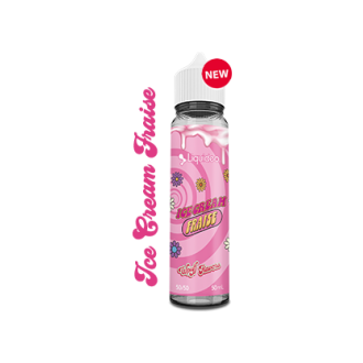 Achat Ice Cream Fraise 50 ML  - Liquideo | E-liquides | Travers-Shop
