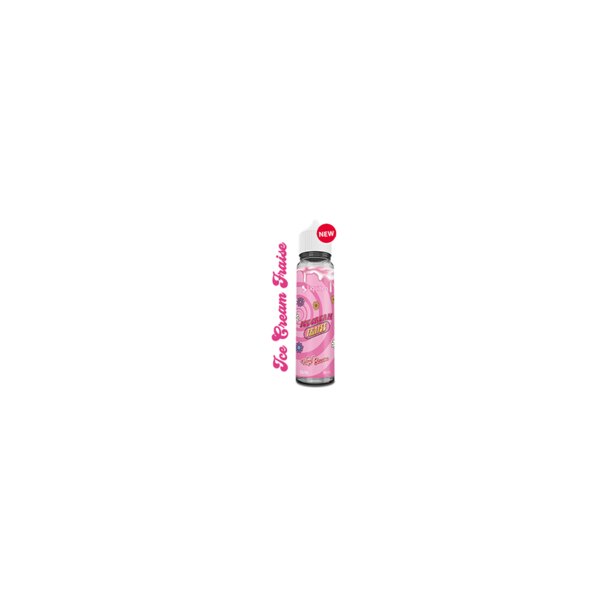 Achat Ice Cream Fraise 50 ML  - Liquideo | E-liquides | Travers-Shop