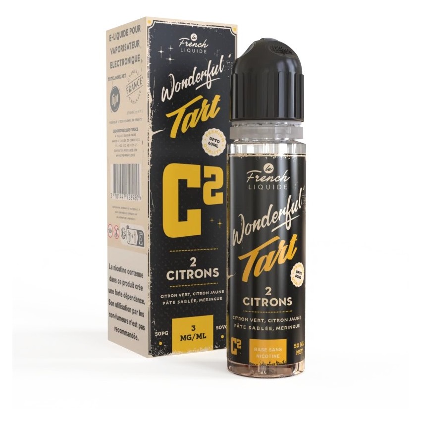 Achat Wonderful Tart - 2 Citrons 50ml | E-liquides | Travers-Shop