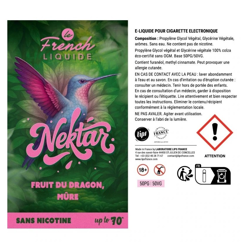 Dragon Fruit Blackberry 40ml - Nektar - 2