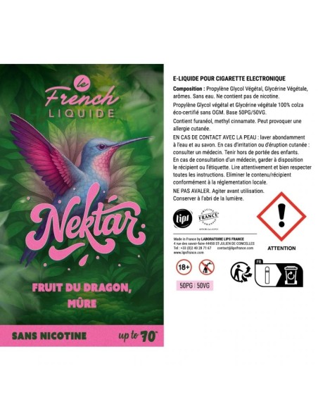 Achat Fruit du dragon Mûre 40ml - Nektar | E-liquids | Travers-Shop