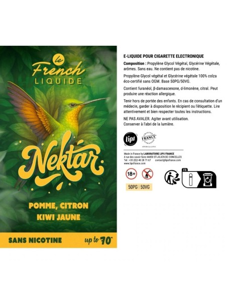 Apple Lemon Kiwi Yellow 40ml - Nektar - 2