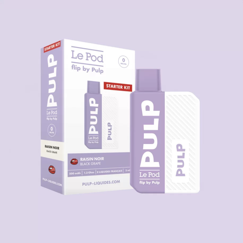 Purchase Starter Pack Flip - Black Grape | E-Cigarettes | Travers-Shop