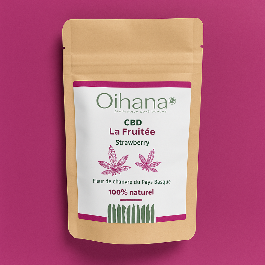 Purchase The Fruity Strawberry 8% - Oihana | Fleurs de CBD | Travers-Shop