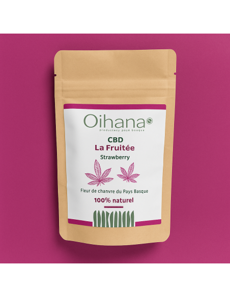 Purchase The Fruity Strawberry 8% - Oihana | Fleurs de CBD | Travers-Shop