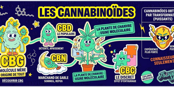 Cannabinoids: CBN, CBG, CBC and other molecules