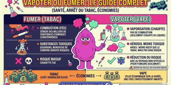 Vaping or smoking: the complete guide (health, giving up smoking, saving money) 