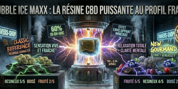 Bubble Ice MAXX: a potent CBD resin with a refreshing profile