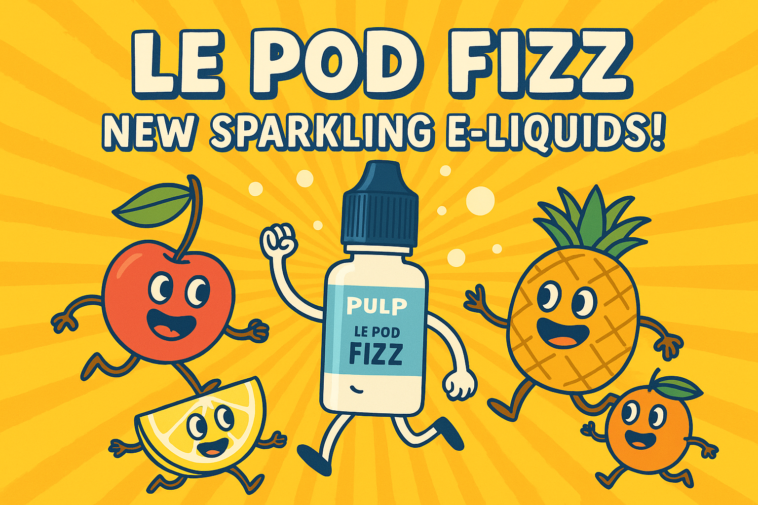 The New Le Pod Fizz Range by Pulp 