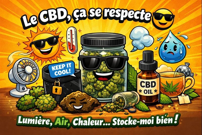 How to properly store your CBD ?