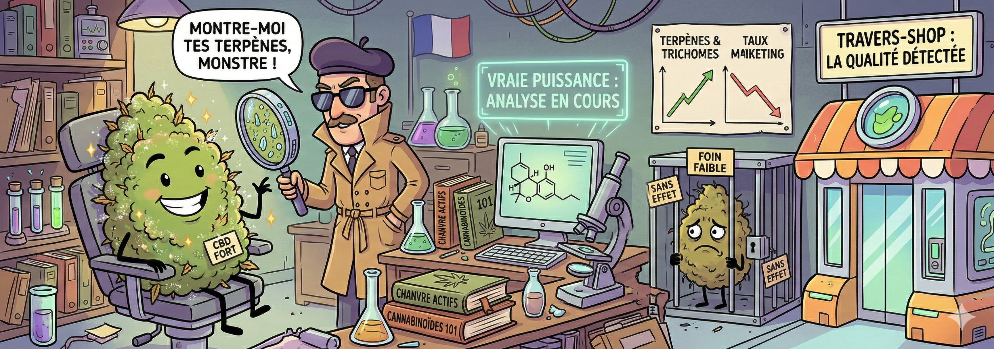 CBD fort : comment reconnaitre une vraie fleur puissante ?