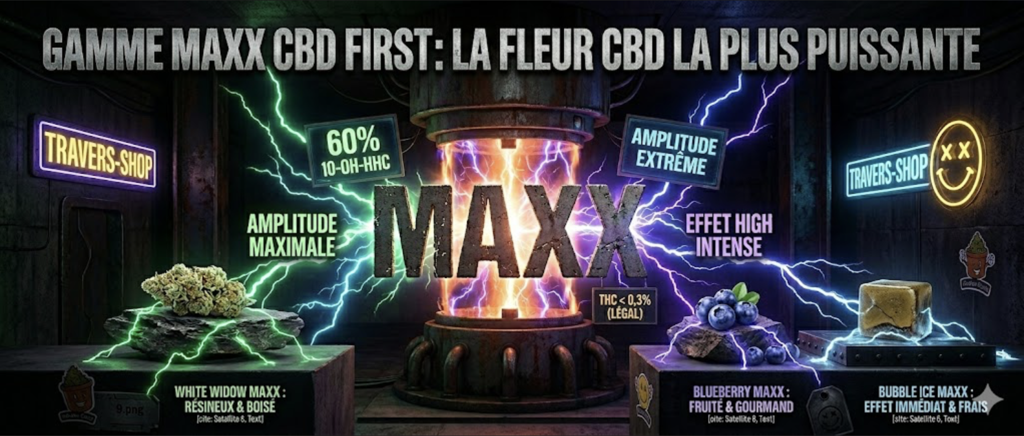 MAXX CBD First range: the most potent CBD flower!